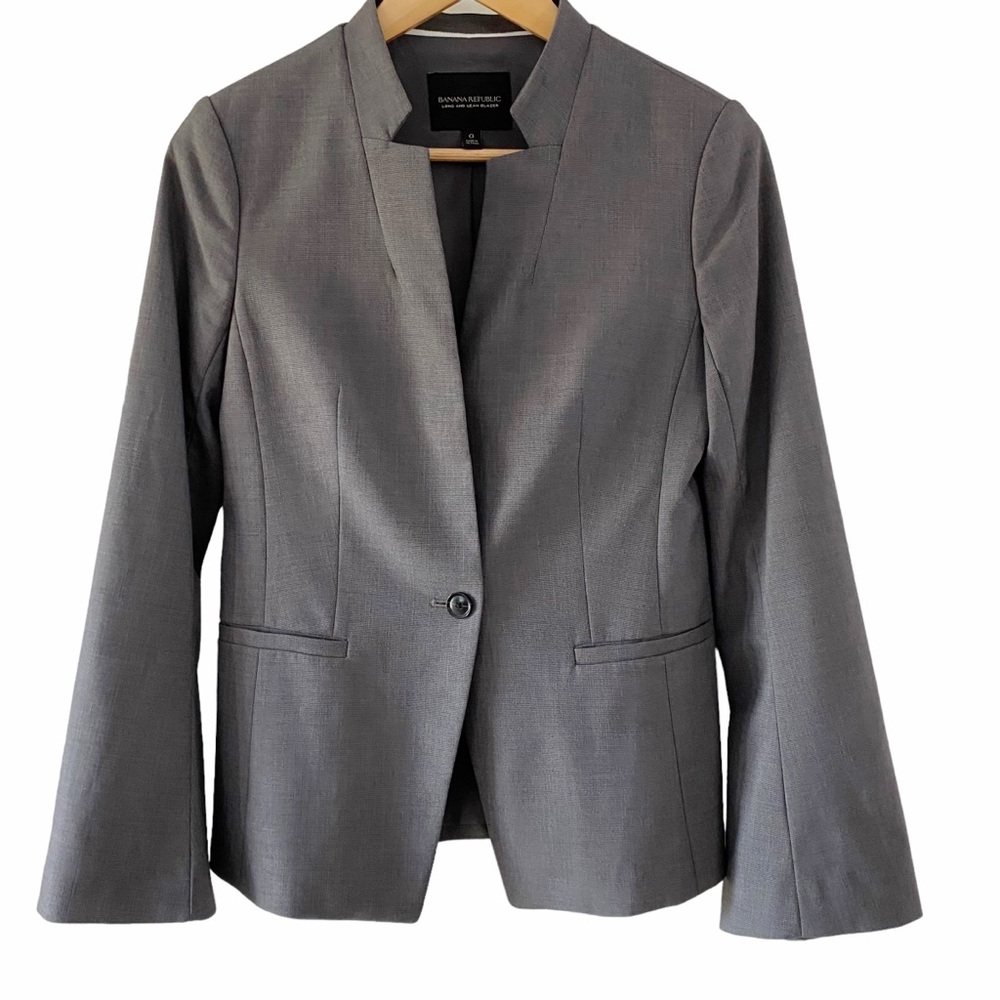 Banana Republic Charcoal Suit Jacket